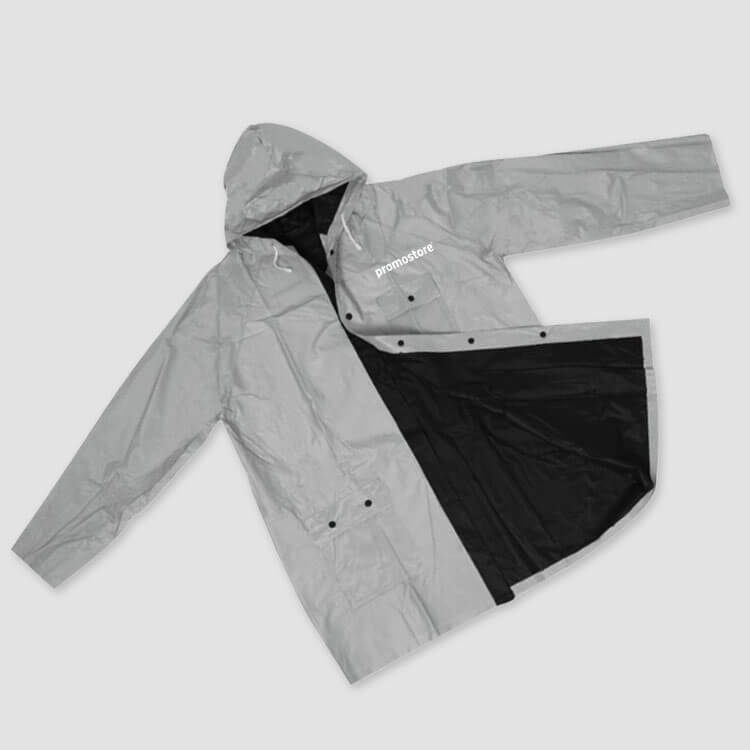 Mit Logo bedruckte Regenjacke Mit Logo bedruckte Regenjacke